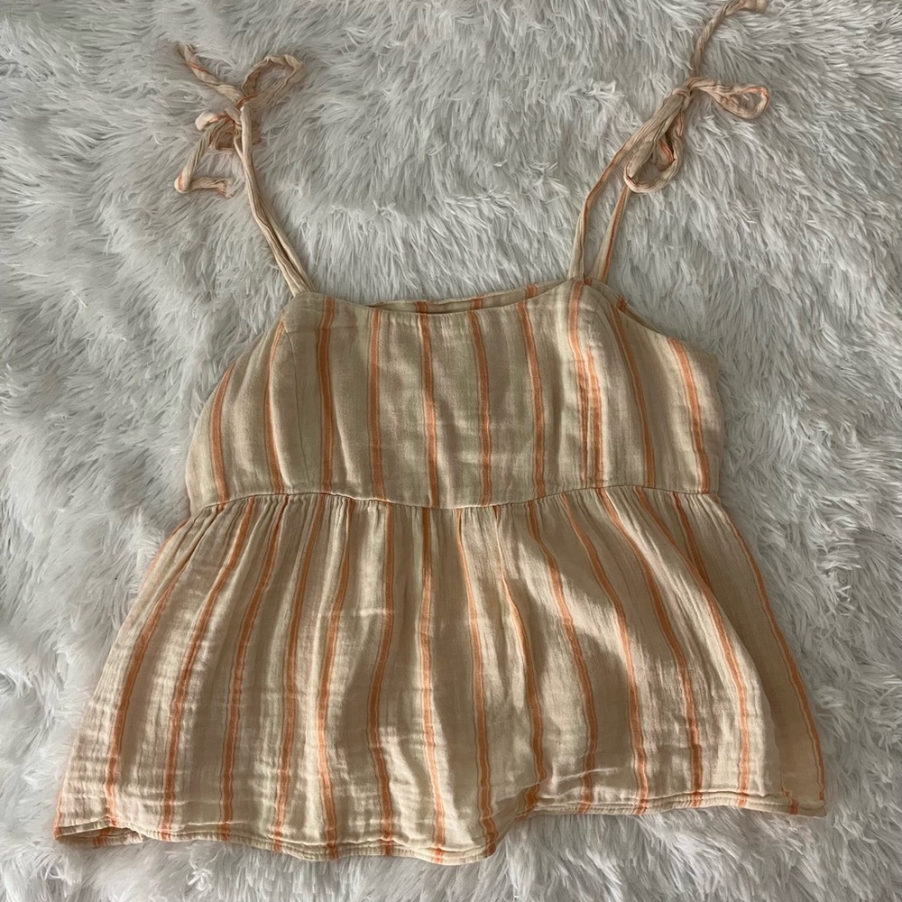 Old Navy Striped Flow Tank